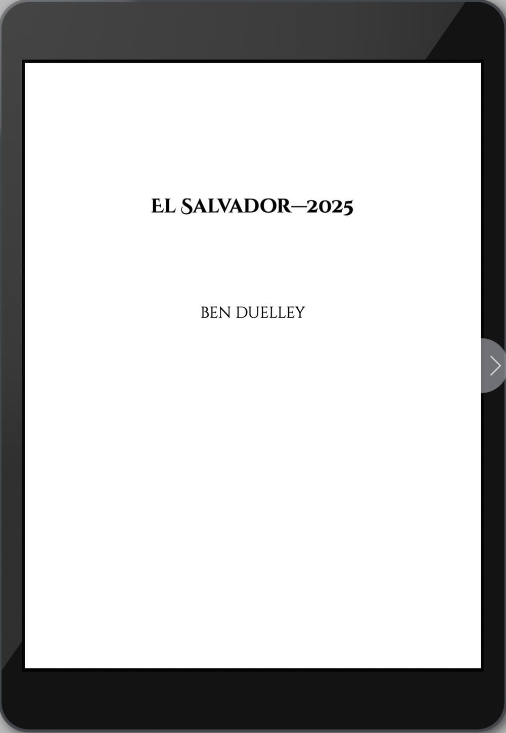 A Return to El Salvador, 2025